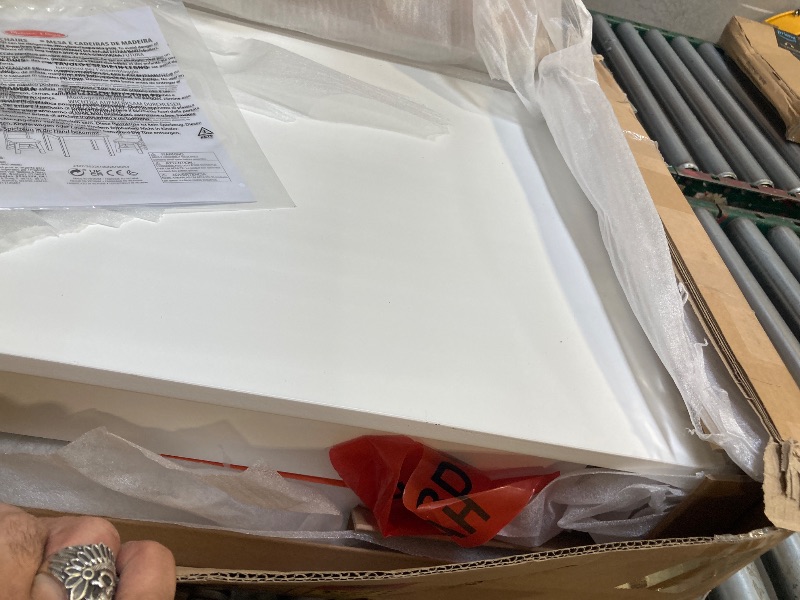 Photo 1 of  Melissa & Doug Wooden Kids Table & Chairs Set, Montessori, Homeschool Classroom Must Haves, Bedroom Furniture for Boys & Girls 3+ 