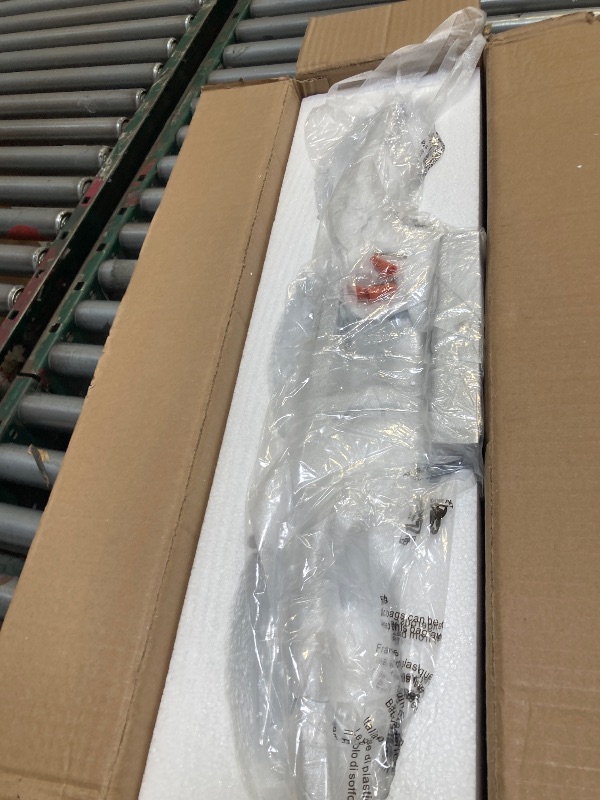 Photo 1 of  3-Light Bathroom Light Fixture Over Mirror, Modern Chrome Vanity Fixture with Milky Glass Shade, 23 inches Bath Light for Bath Vanity Lighting 