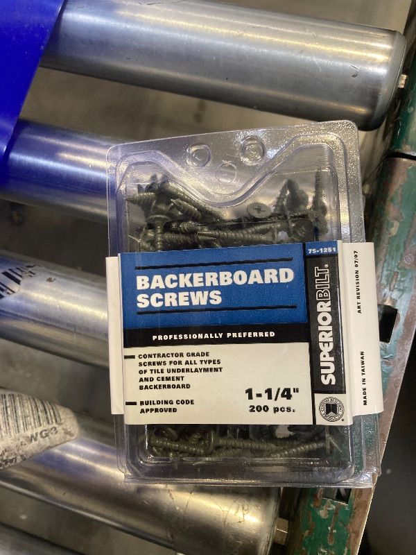Photo 1 of Backerboard Screws 1-1/4" Box of 200