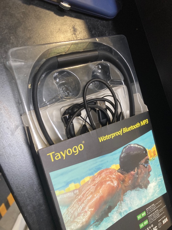 Photo 1 of Tayogo Waterproof MP3 Player for Swimming, Underwater Earbuds for Swimming, 10 Hours Playtime, Swimming Headphones,32GB of MP3, Bluetooth 5.4.