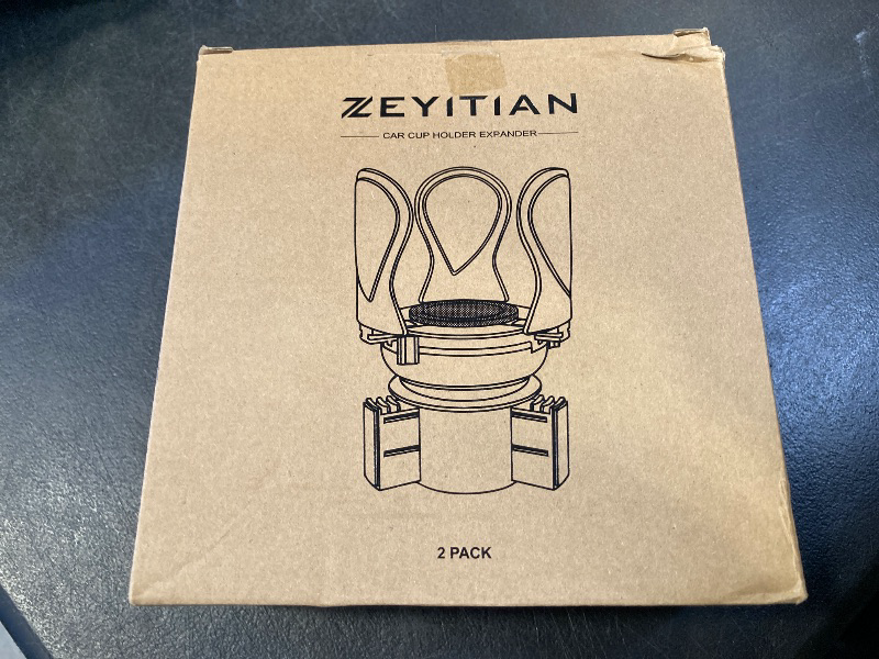 Photo 1 of 2Pack Car Cup Holder Expander, Cup Holder Extender Adapter with Expandable Arm and Adjustable Base, Compatible with Yeti Ramblers, Hydro Flasks, Stanley, Owala Most Coffee Mugs Bottles & Cups