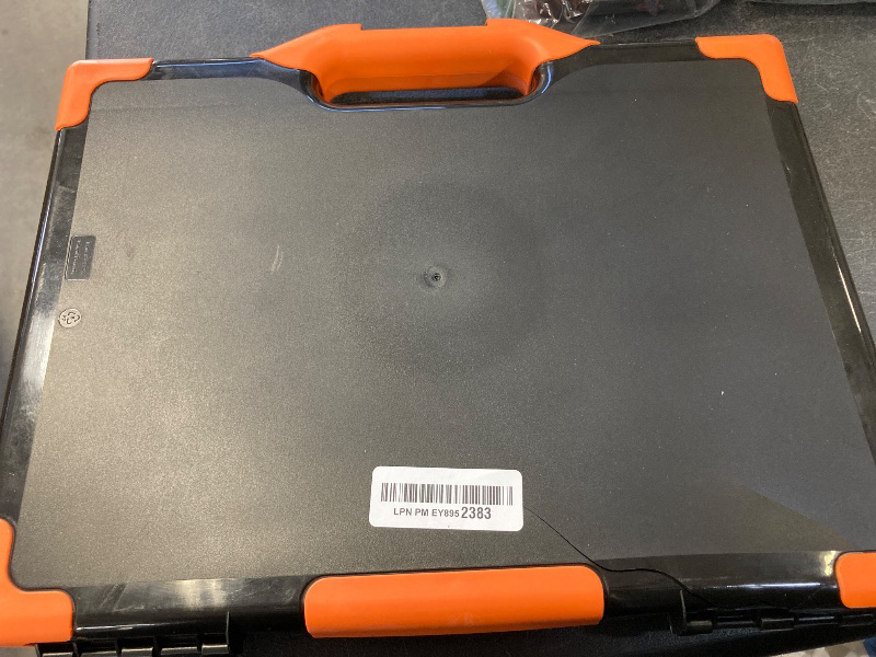 Photo 1 of Officemate Carryall Clipboard Storage Box, Letter/Legal Size, Black and Orange (83326)