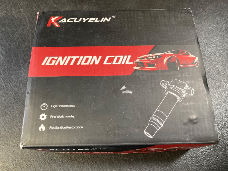 Photo 1 of KacuYelin UF596 Ignition Coil Pack & Iridium Spark Plugs Compatible with Toyota Corolla Matrix Prius Prius Plug-In Prius V Lexus CT200h Scion xD 1.8L L4 2008-2015 UF596 Coil Pack Sets of 4
