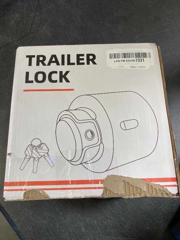 Photo 1 of ALIESTFDNO Trailer Lock Fit 2 5/16 Inch Couplers (2025 Upgraded), Heavy Duty Safe Steel Trailer Hitch Locks Anti Theft, Trailer Tongue Lock for Trailers, RVs, Boats, and Pickups