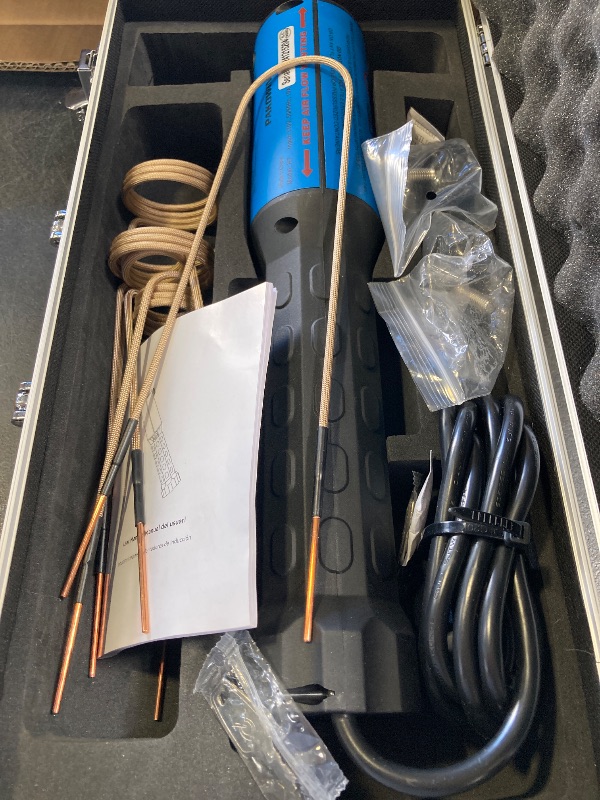 Photo 1 of Pakowin Heater Induction Tool - 1200W 110V Handheld Heater Bolt Removal with 8 Coils and Portable Storage Box, handhotrod
