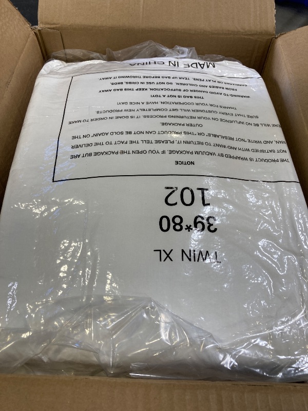 Photo 1 of COONP Twin XL Mattress Topper, Extra Thick Pillowtop, Cooling Plush Mattress Pad Cover Cotton Top Bed Topper Protector with 8-21 Inch Deep Pocket