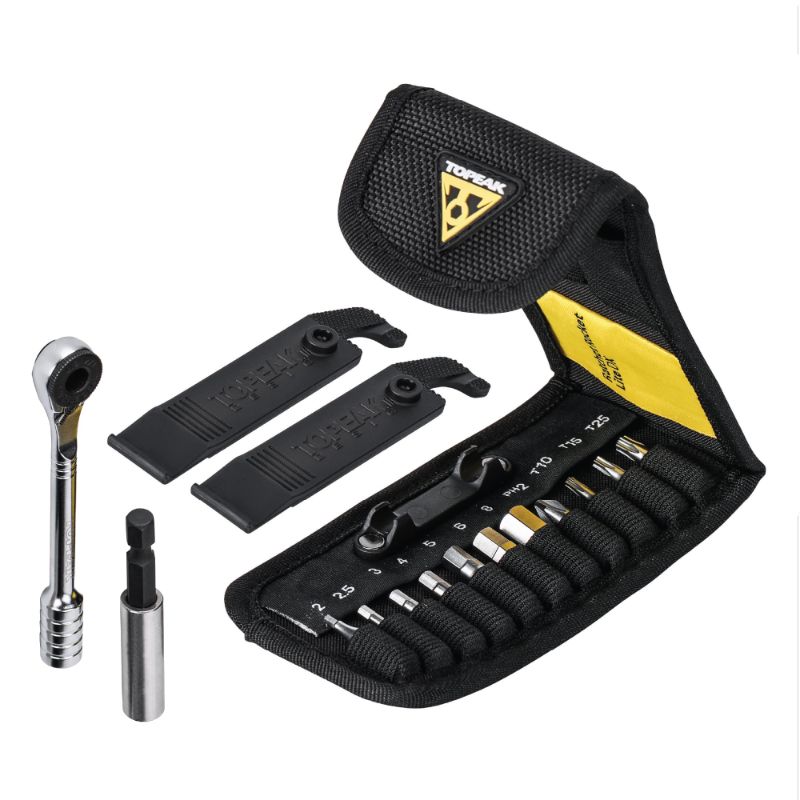 Photo 1 of Topeak Ratchet Rocket Lite DX Bike Repair and Maintenance Tool, 16 Functions, Includes Nylon Bag, Black