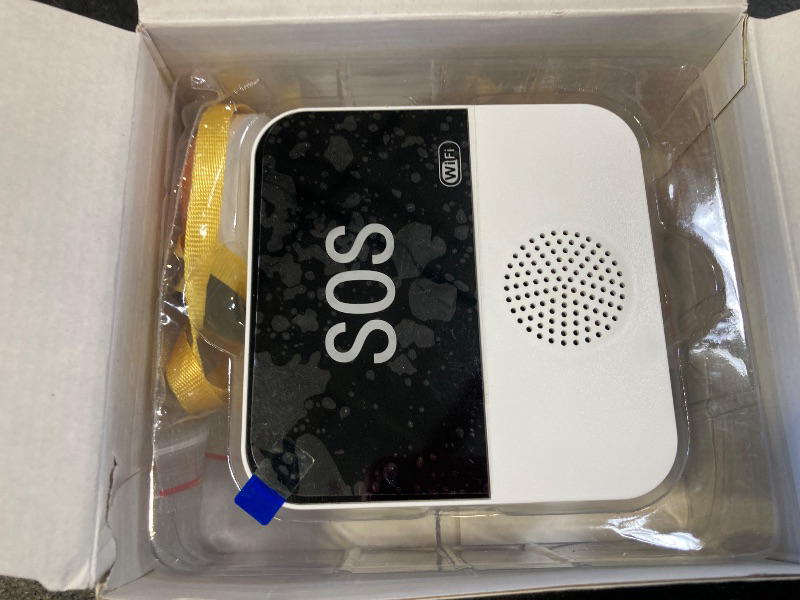 Photo 1 of PILSAMAS 3 Pack Wireless Caregiver Call Button for Elderly at Home, WIFI Panic Button, Help Button, Alarm for Senior Citizens w Sound Light Alarm, App Alert, Emergency Response Button, Caregiver Pager