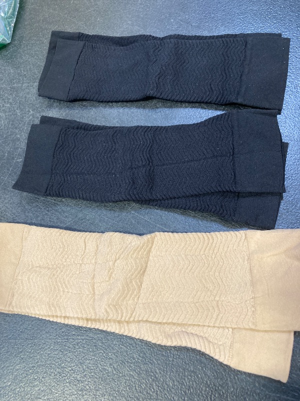 Photo 1 of Geyoga 4 Pairs Arm Shapers for Women, Slim Upper Arm Compression Shapers Wraps, 2 Pairs Calf Compression Sleeves Included