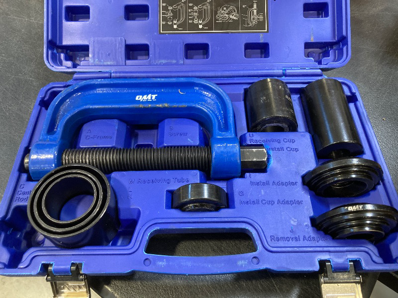 Photo 1 of Orion Motor Tech Ball Joint Press Kit, Heavy Duty Ball Joint Removal Tool Kit with 4x4 Adapters, for Most 2WD and 4WD Cars and Light Trucks