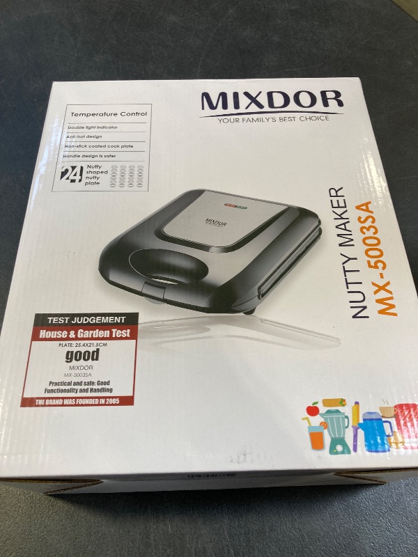 Photo 1 of 24 Walnut Cookie Maker, Non Stick Double Sided Walnut Cookie, Electric Maker Mold Maker Mini Nut Waffle Bread Machine Sandwich Iron,Toaster Baking