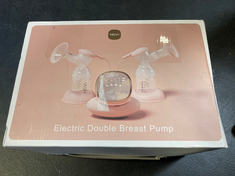 Photo 1 of NCVI Electric Breast Pump 8782, Portable Hospital-Grade Double Pump with 4 Modes & 9 Levels, Anti-Backflow, Rechargeable Quiet Breastfeeding Pump for Efficient Comfortable Use at Home, Work or Travel