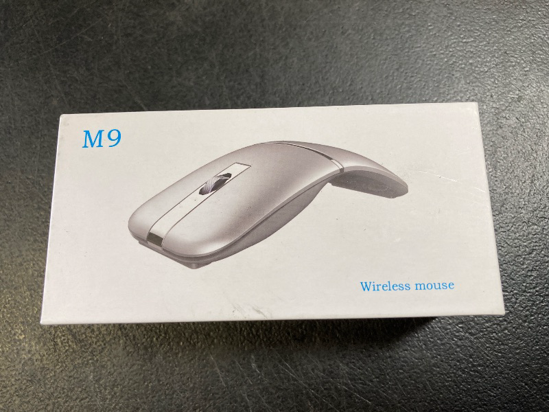 Photo 1 of Bluetooth Arc Travel Mouse - BT & 2.4G Wireless Dual Mode, Rechargeable Slim Rotatable Portable, 1000/1600/2400 DPI, USB Optical Computer Silent Mouse for Microsoft Laptop PC Tablet - Graphite Black