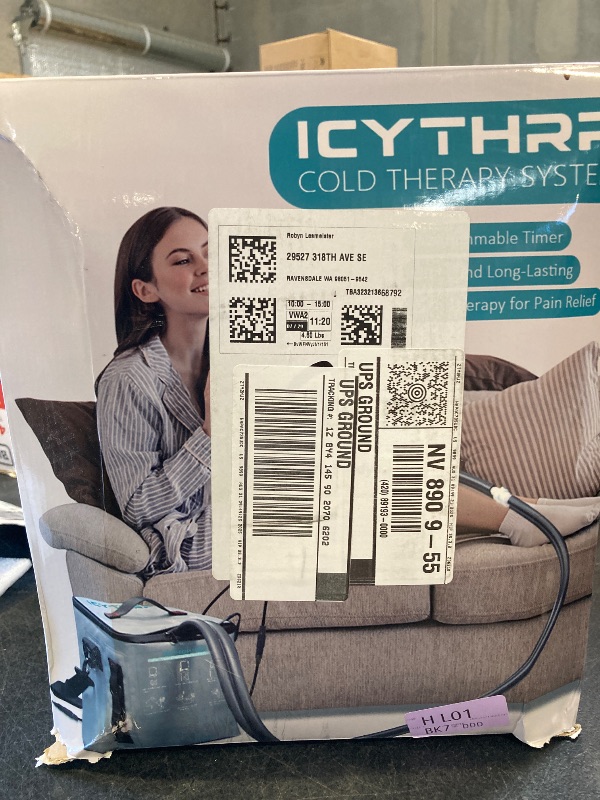 Photo 1 of ICYTHRP Cold Therapy Machine with Programmable Timer, Portable Ice Machine for Knee After Surgery, Knee Replacement Recovery System for Pain Relief w/Compression Pad for Shoulder, Hip and Ankle
