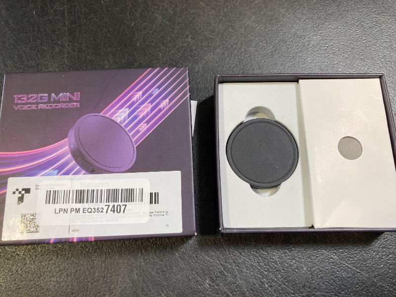Photo 1 of 128G (1600 Hour) Magnetic Voice Activated Recorder - Nanezan Recording Device MP3 Records with 70 Hours Battery Time, USB-C Audio Recorder for Work, Lectures, Meetings, Interviews