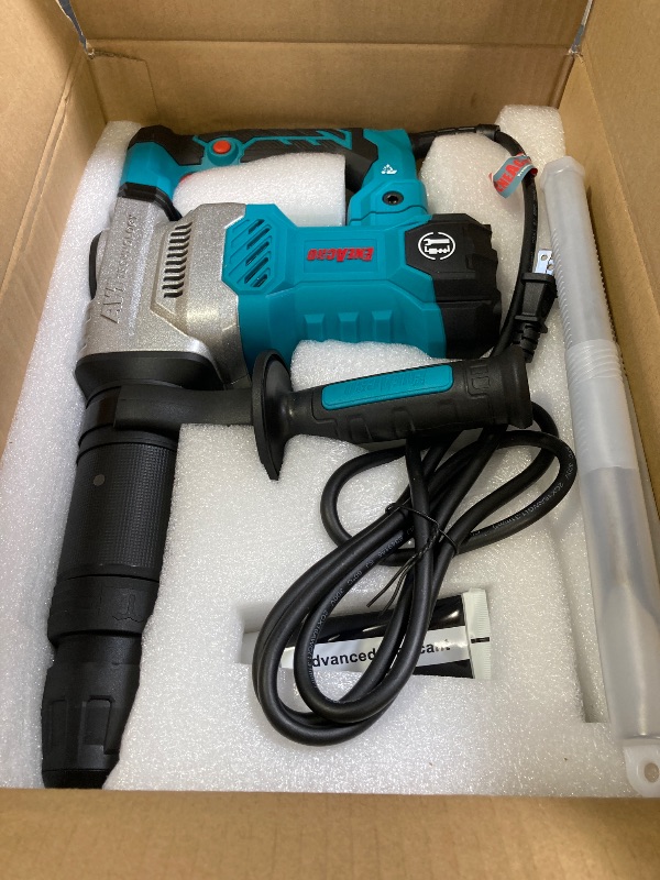 Photo 1 of ENEACRO SDS-Max Demolition Jack Hammer for Concrete, Lightweight 11 Amp Electric Demo Chipping Hammer, Aluminum Alloy Shell, Vibration Control, Includes Grease, Tool Bag and Chisels