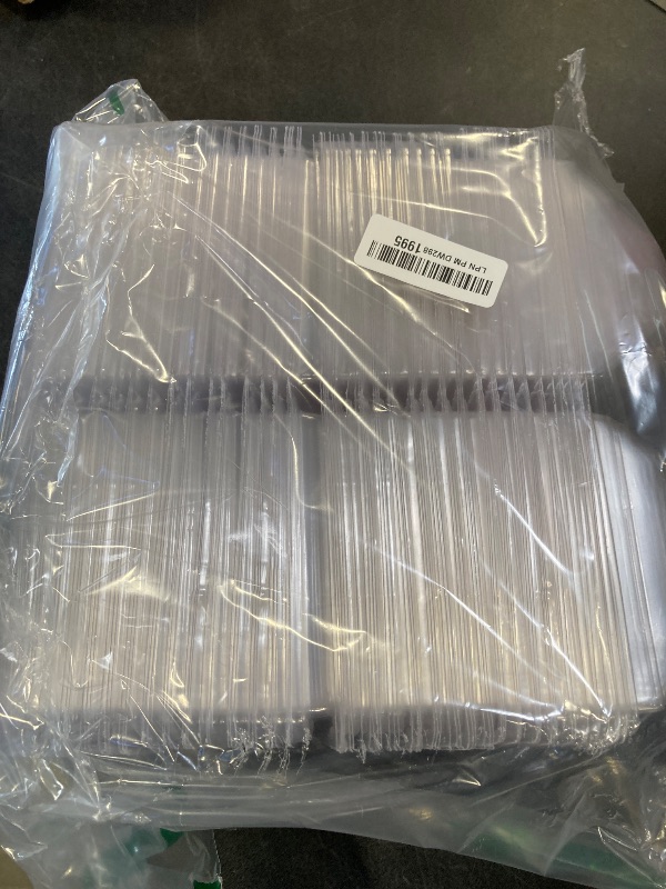 Photo 1 of Funnymoom 100 Pack Clear Plastic Flower Corsage Boxes 9 x 5 x 4 Inches Plastic Boutonniere Storage Box Clear Food Clamshell Containers for Dessert Snacks Cakes Wedding Gift Craft