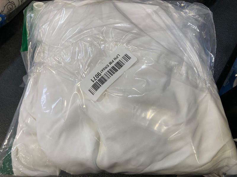 Photo 1 of ABEHIK Summer Dress for Women 2024 Floral Corset Dress Boho Flowy Slit Bustier Lace Up Midi Dresses Going Out A Line Casual Sundress Adjustable Spaghetti Straps Bodycon White M