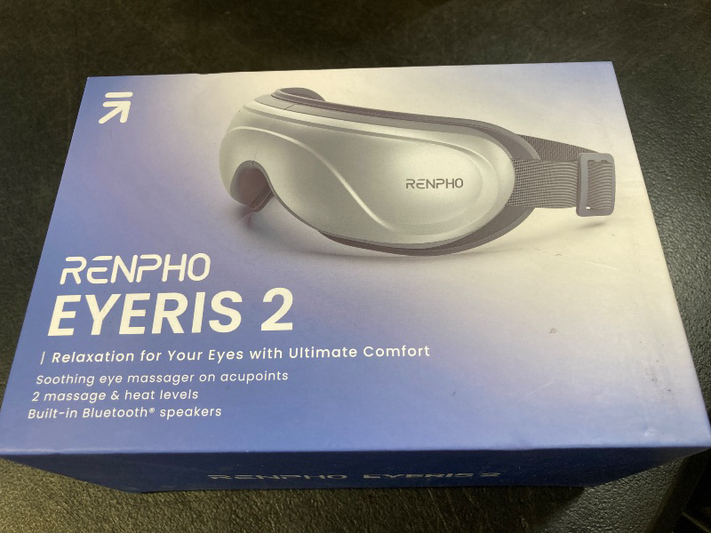 Photo 1 of RENPHO Eyeris 2 Eye Massager with Heat, Birthday Gifts for Mom Dad Women Men Face Massager, Heated Eye Mask for Improve Sleep