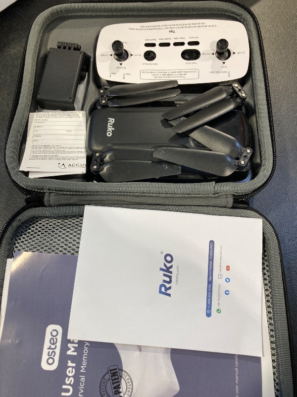 Photo 1 of Ruko U11S Drones with Camera for Adults 4k, Built-in Remote ID, 120° FOV, GPS Auto Return, 40 Min Flight, 5G Live Transmission, Foldable Mini FPV Quadcopter for Beginners with Follow Me, Circle Fly