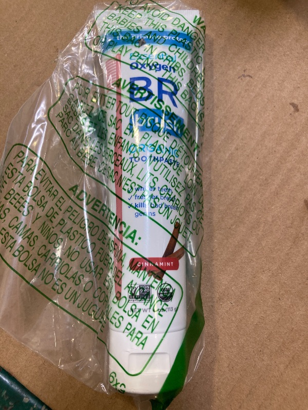 Photo 1 of BR Organic Low Abrasion Toothpaste Cinnamint