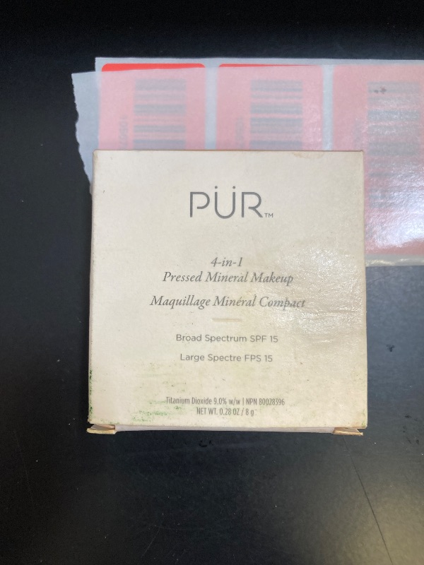 Photo 1 of PUR Beauty 4-in-1 Pressed Mineral Makeup Powder Foundation with SPF 15 - Concealer & Finishing Compact Pressed Powder for Face - Buildable Medium to Full Coverage Foundation Powder (Beige)