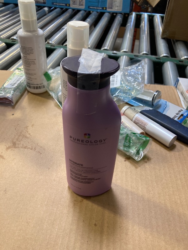 Photo 1 of Pureology Hydrate Shampoo - For Dry or Color-Treated Hair, Intense Hydration & Softness, With Rose Extract & Green Tea, Vegan & Sulfate-Free, 9 Fl Oz