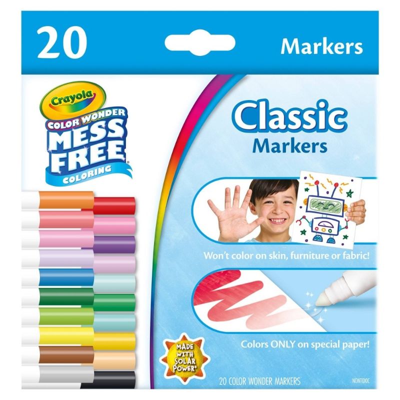 Photo 1 of Crayola 20ct Color Wonder Broadline Markers
