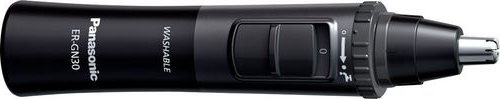 Photo 1 of Panasonic - Men’s Ear and Nose Hair Trimmer, Wet Dry Hypoallergenic Dual Edge Blade - ER-GN30-H - Black
