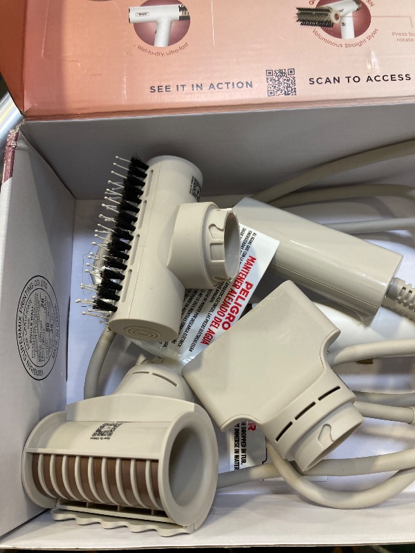 Photo 1 of Shark Hair Dryer | SpeedStyle | No Heat Damage Hair Styling Tool | 3 Styling Tools Included | Portable & Powerful Blow Dryer | Best for Straight & Wavy Hair | Silk | HD331

