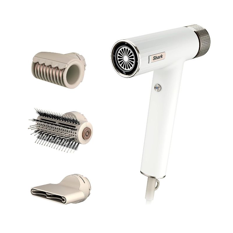 Photo 1 of Shark Hair Dryer | SpeedStyle | No Heat Damage Hair Styling Tool | 3 Styling Tools Included | Portable & Powerful Blow Dryer | Best for Straight & Wavy Hair | Silk | HD331
