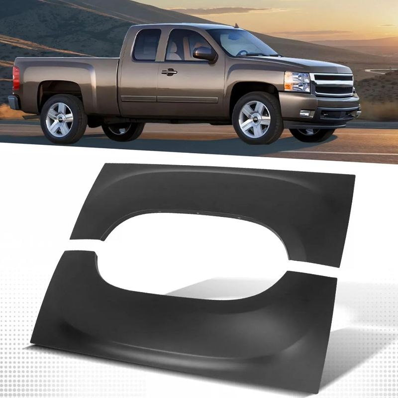 Photo 1 of ELITEWILL Truck Bed Rear Upper Wheel Arch Repair Skin Panel Pair Fit For 2007-2013 GMC Sierra 1500 2500HD 3500HD with 6' and 8' Bed Quarter Patch
