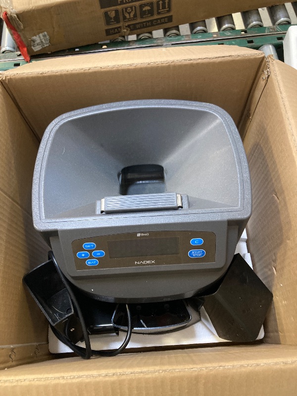 Photo 1 of Nadex S540 Pro | Coin Counter Sorter and Wrapper | Sorts up to 300 Coins per Minute | Comes with 48 Preformed Wrappers
