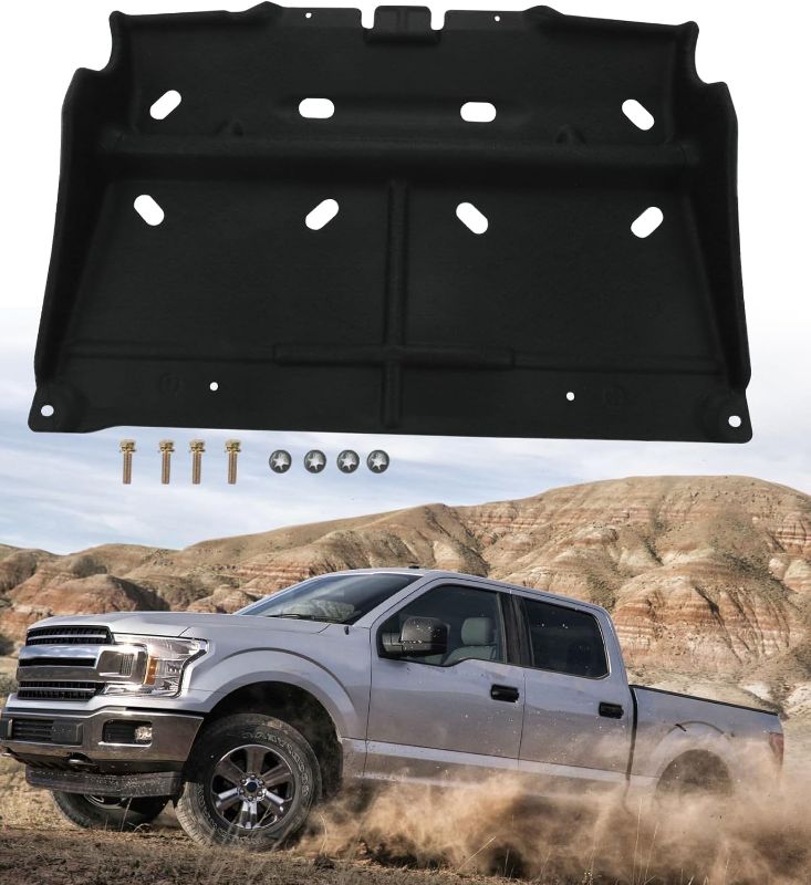 Photo 1 of ELITEWILL Engine Splash Shield Guard Underbody Cover Panel ML3Z-7222-D with Mounting Screws Compatible with 2015-2020 Ford F150 Gas Engine, Not Fit for Raptor or 3.0L Diesel
