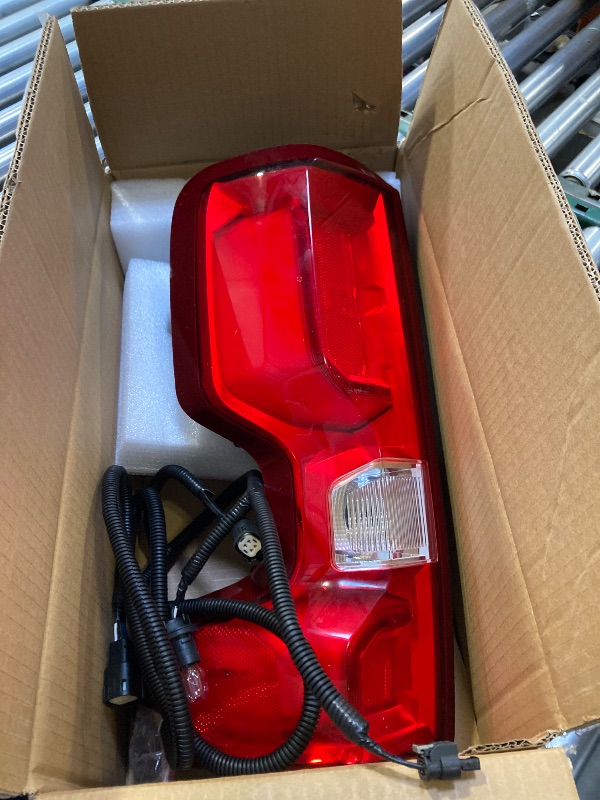 Photo 1 of Tail Light Assembly Compatible with 2019-2023 Chevy Silverado 1500 Direct Replacement Rear Lamp (Right Passenger Side)
