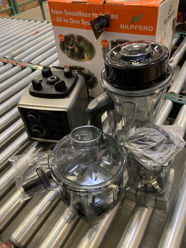 Photo 1 of 3-in-1 Blender and Food Processor Combo for Smoothies Shakers, 1500W(32000 RPM) Professional Blenders for Kitchen, Adjustable Speed, 68oz BPA-Free Plastic Jar, 30s Self-Cleaning (68 oz)
