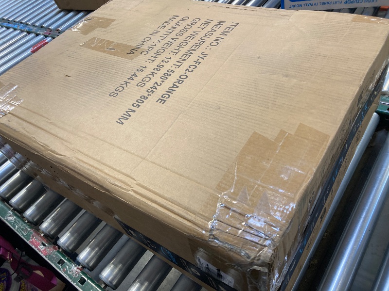 Photo 1 of VEVOR Versatile 2-Tier Rolling Cart, 198 lbs Load Folding Cart with Wheels, Compact Storage Trolley with Crate, Dual-Purpose Dolly for Groceries/Luggage/Office Relocation
