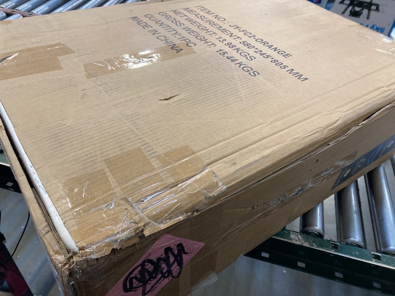 Photo 1 of VEVOR Versatile 2-Tier Rolling Cart, 198 lbs Load Folding Cart with Wheels, Compact Storage Trolley with Crate, Dual-Purpose Dolly for Groceries/Luggage/Office Relocation
