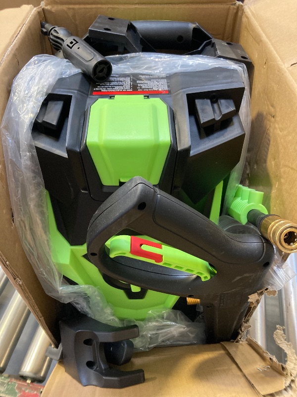 Photo 1 of PARTS ONLY! Pressure Washer, Foam Cannon High Power Washers for Car, Patio, Driveway, Garden, Outdoor Surface Cleaning, Green
