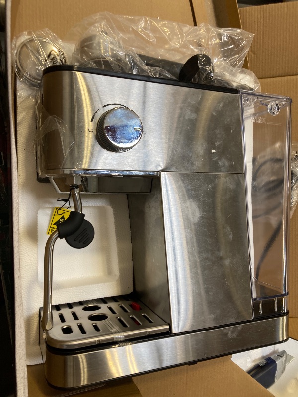 Photo 1 of Espresso Coffee Machine EM-625 Stainless Steel Touch Control
