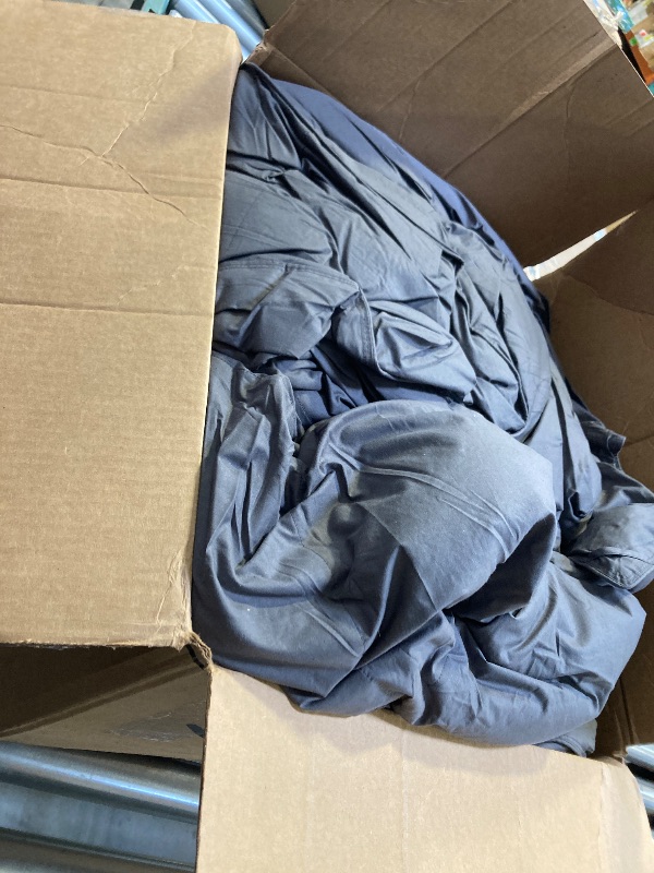 Photo 1 of HOMBYS 120x128 Oversized King Feather and Down Comforter, Grey Pinch Pleat Thick Duvet Insert with 100% Cotton Cover, Oversized Extra Large Fluffy Palatial King Comforter for All Season
