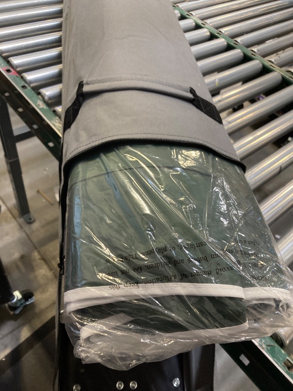 Photo 1 of EAGLE PEAK Pop Up Canopy Tent with Wheeled Carry Bag, 8 Stakes, 4 Ropes, 4 Weight Bags, Easy Set Up Tent Canopy, 10x10 ft, 100sqft of Shade, Green

