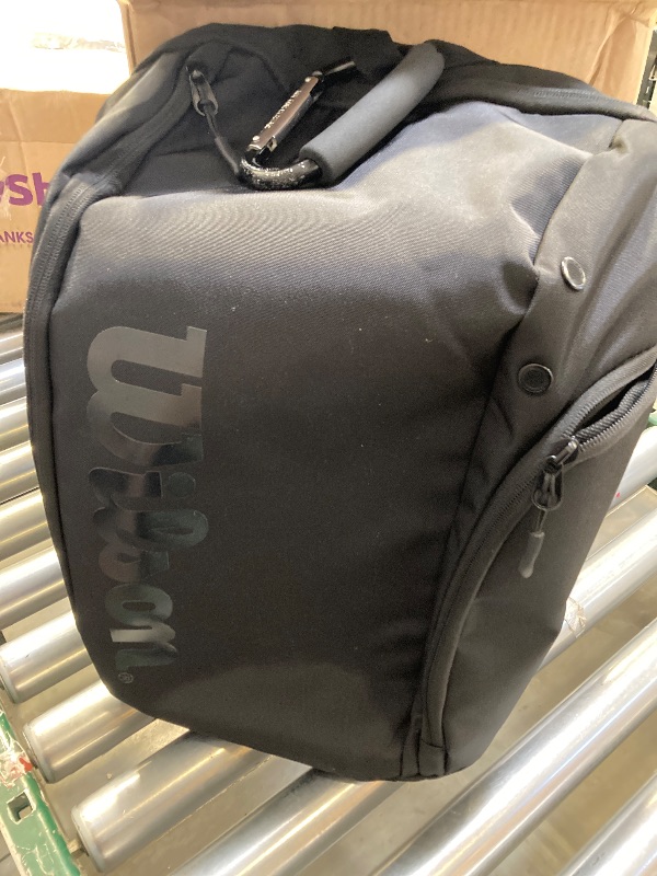 Photo 1 of WILSON Sporting Goods Tennis Bag, BLACK, No Size (WR8010801001)