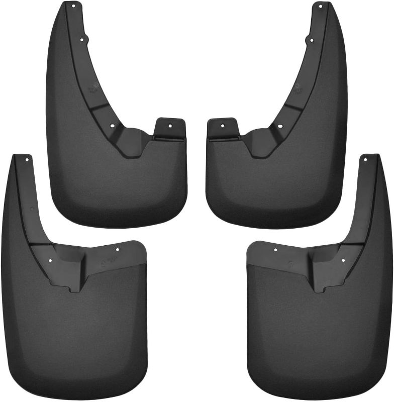 Photo 1 of Husky Liners Custom Mud Guards | Fits 2009-2024 Ram 1500/Ram 1500(19-24 Classic Body) 2010-2018 Ram 2500/3500 w/Single Rear Wheels & w/Out OEM Fender Flares | Front & Rear Set, 4-pc Black - 58176
