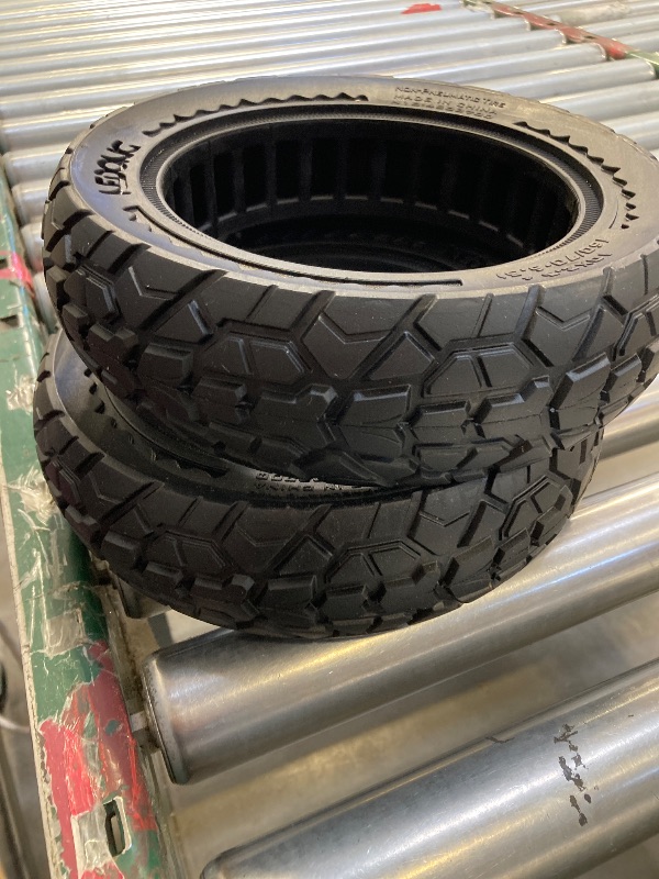 Photo 1 of 2-Pack 10x2.50 Scooter Tire Tubeless, Upgrade Your Scooter with 60/70-6.5 Off-Road Airless TIre, 10x2.5-6.5 Replacement Tyres for Segway Max G2/G30 Series, Gotrax G6/G5/G MAX/ECLIPSE, etc
