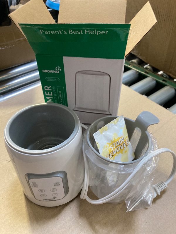 Photo 1 of Bottle Warmer, GROWNSY 8-in-1 Fast Baby Milk Warmer with Timer for Breastmilk or Formula, Accurate Temperature Control, with Defrost, Sterili-zing, Keep, Heat Baby Food Jars Function