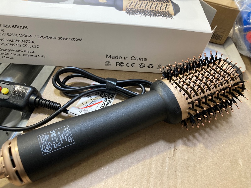 Photo 1 of Lopeie Hair Dryer Brush Blow Dryer Brush in One, 4 in 1 Hair Dryer and Styler Volumizer with Oval Barrel, Professional Salon Hot Air Brush for All Hair Types, Gold