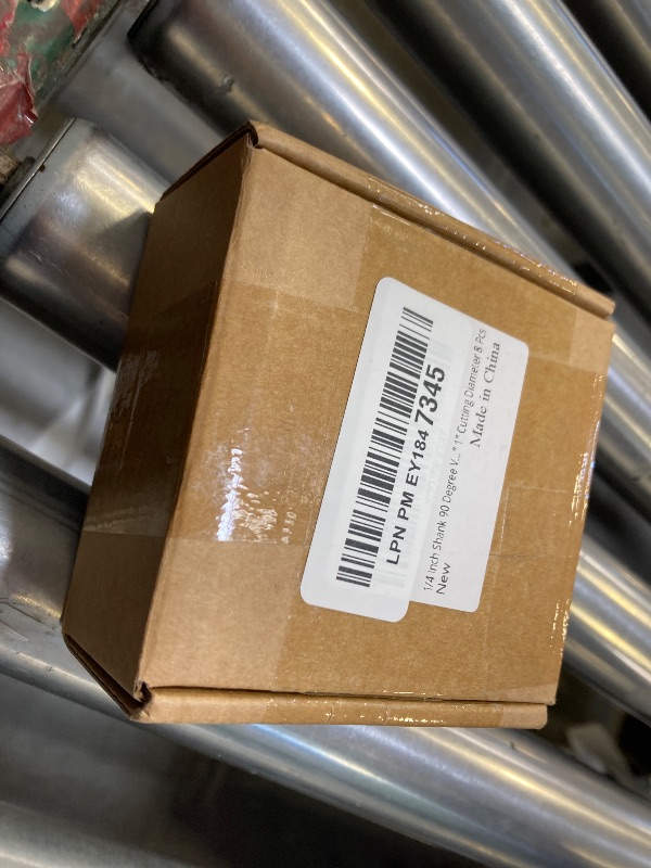 Photo 1 of 1/4 Inch Shank 90 Degree V Groove Router Bit Set Carbide Tipped 2 Flute Engraving Bit Woodworking Chamfer Bevel Tools 1/4" 5/16" 3/8" 1/2" 5/8" 3/4" 7/8" 1" Cutting Diameter 8 Pcs