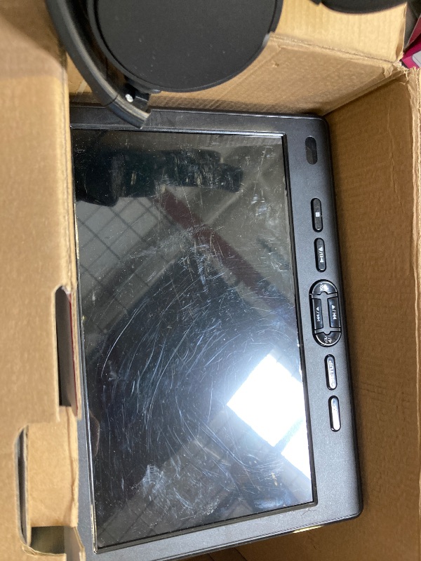 Photo 1 of Car DVD Player Dual Screen with Headrest Mount, DESOBRY 10.5" Portable DVD Player for Car with Suction-Type Disc in, Play a Same or Two Different Movies, Support 1080P Video,HDMI Input, USB/SD Reader