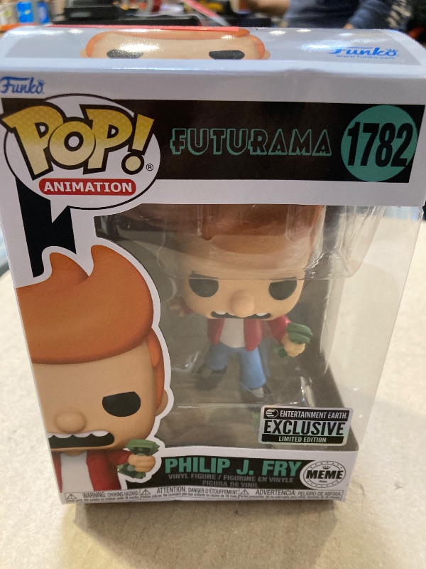 Photo 1 of Funko Pop! Vinyl Fig. Futurama Philip J. Fry Meme EE Exclusive